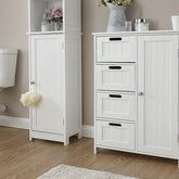 GFW Colonial 4 Drawer + 1 Door Bathroom Unit