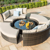 Maze Rattan Chelsea Lifestyle Suite with Glass Table