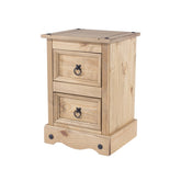 Core Products Corona 2 Drawer Petite Bedside Cabinet