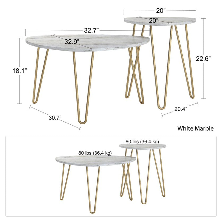 Novogratz Athena Nesting Tables