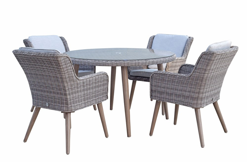 Signature Weave Danielle 4 Seat Dining Set