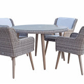 Signature Weave Danielle 4 Seat Dining Set