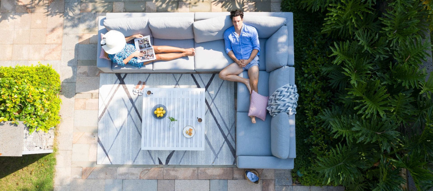 Maze Rattan Ethos Large Corner Sofa Group