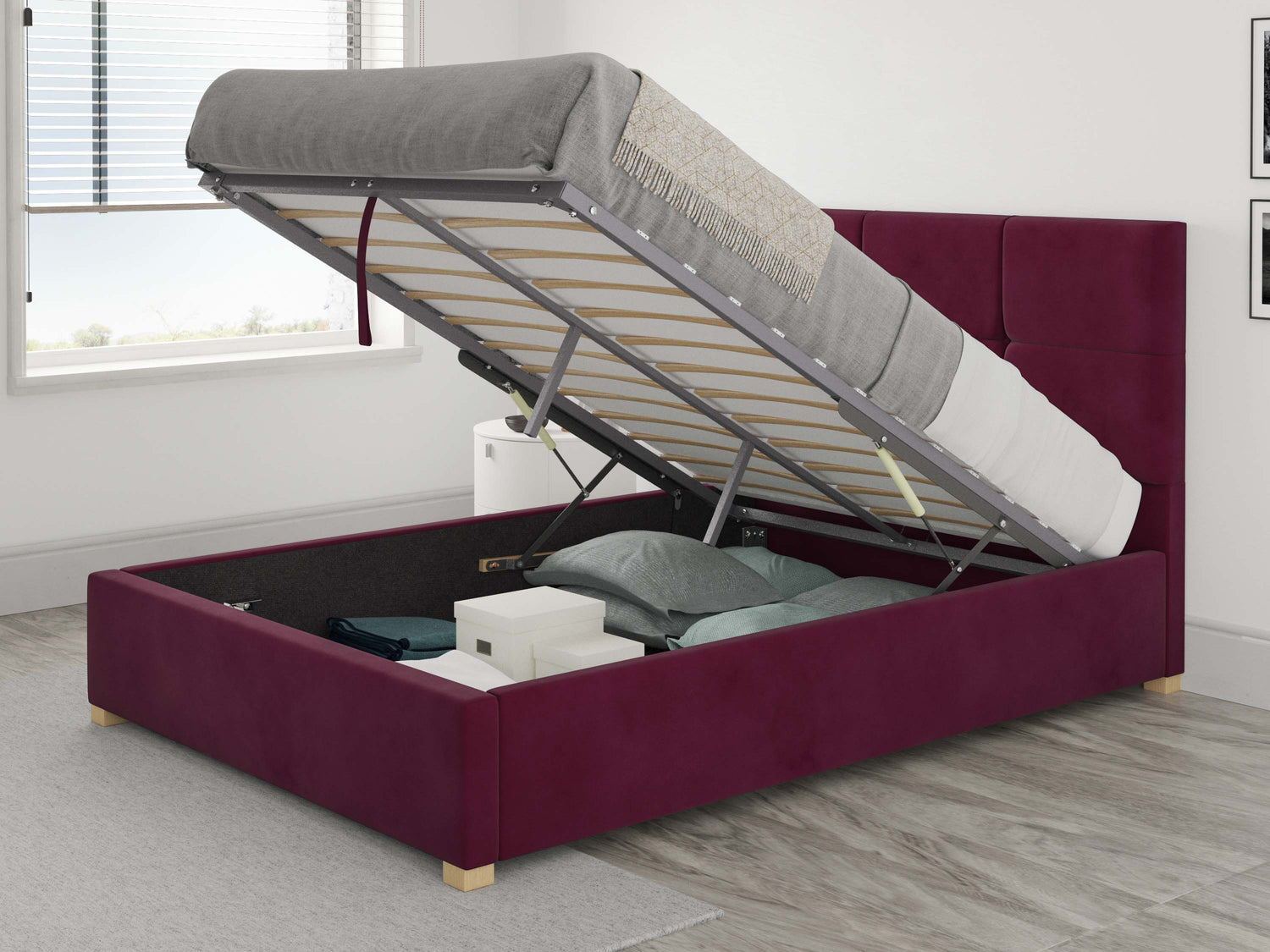Aspire Furniture Dunnock Ottoman Bed