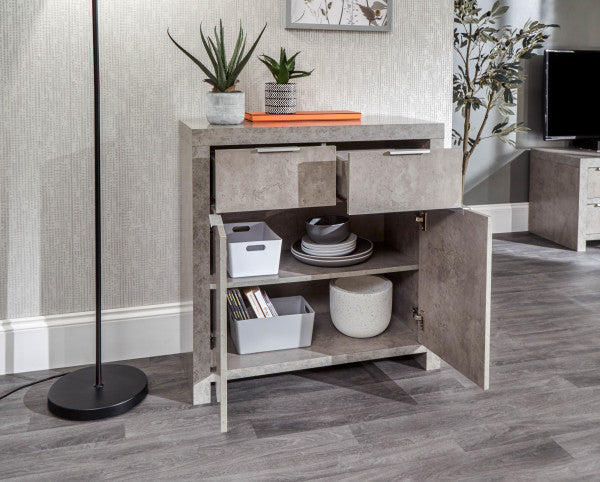 GFW Bloc Compact Sideboard Inside View-Better Bed Company