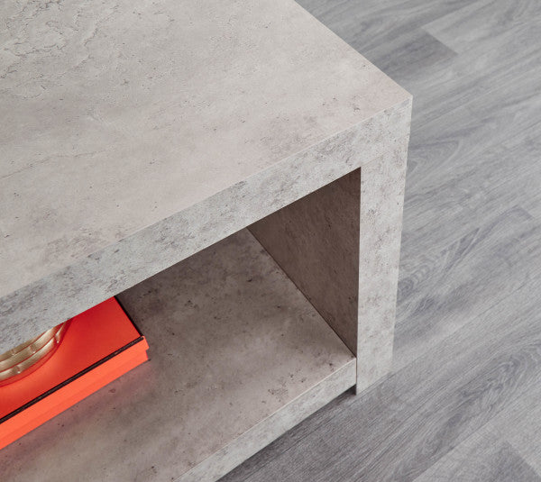 GFW Bloc Coffee Table with Shelf Corner Detail-Better Bed Company