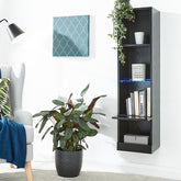 GFW Galicia Wall Mounted Tall Shelving Unit