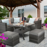 Signature Weave Georgia Corner Dining Sofa Set