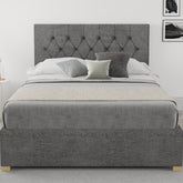 Better Finchen Charcoal Ottoman Bed