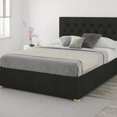 Better Finchen Dark Charcoal Ottoman Bed