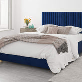 Better Glossop Blue Ottoman Bed-Better Bed Company