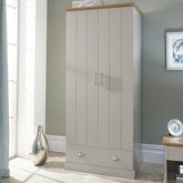 GFW Kendal 2 Door 1 Drawer Wardrobe