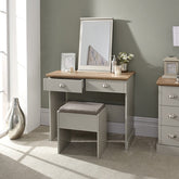 GFW Kendal Dressing Table With Stool
