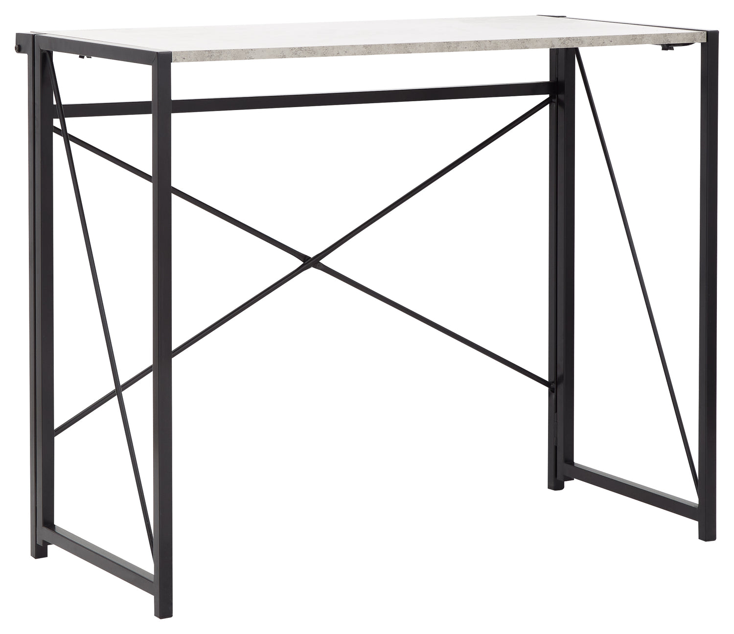 GFW Bramwell Folding Desk Concrete