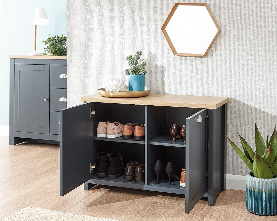 GFW Lancaster Shoe Storage Blue-Better Bed Company