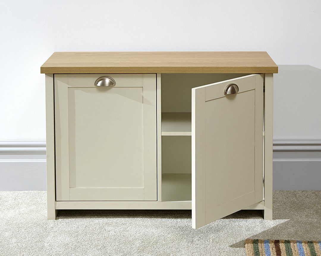 GFW Lancaster Shoe Storage Cream-Better Bed Company