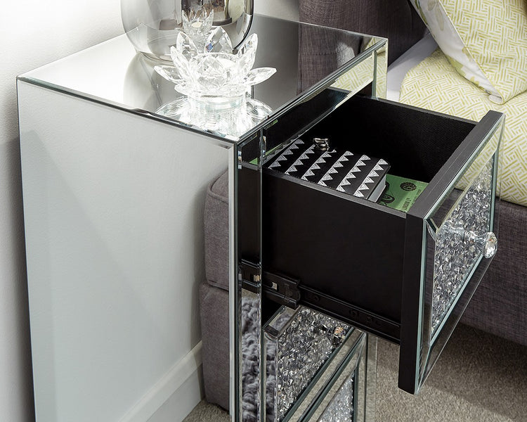 GFW Lucia 3 Drawer Jewelled Chest