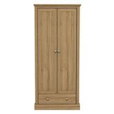 LPD Furniture Devon Oak 2 Door Wardrobe