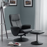Julian Bowen Lugano Recliner And Stool-Better Bed Company 