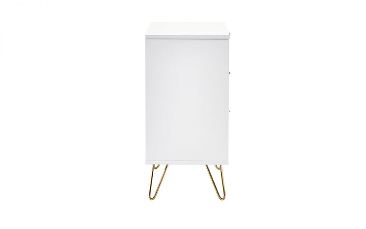 Julian Bowen Murano 3 Drawer Chest - Matte White