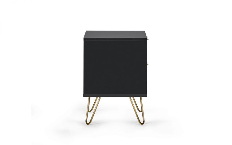 Julian Bowen Murano Lamp Table - Matte Black