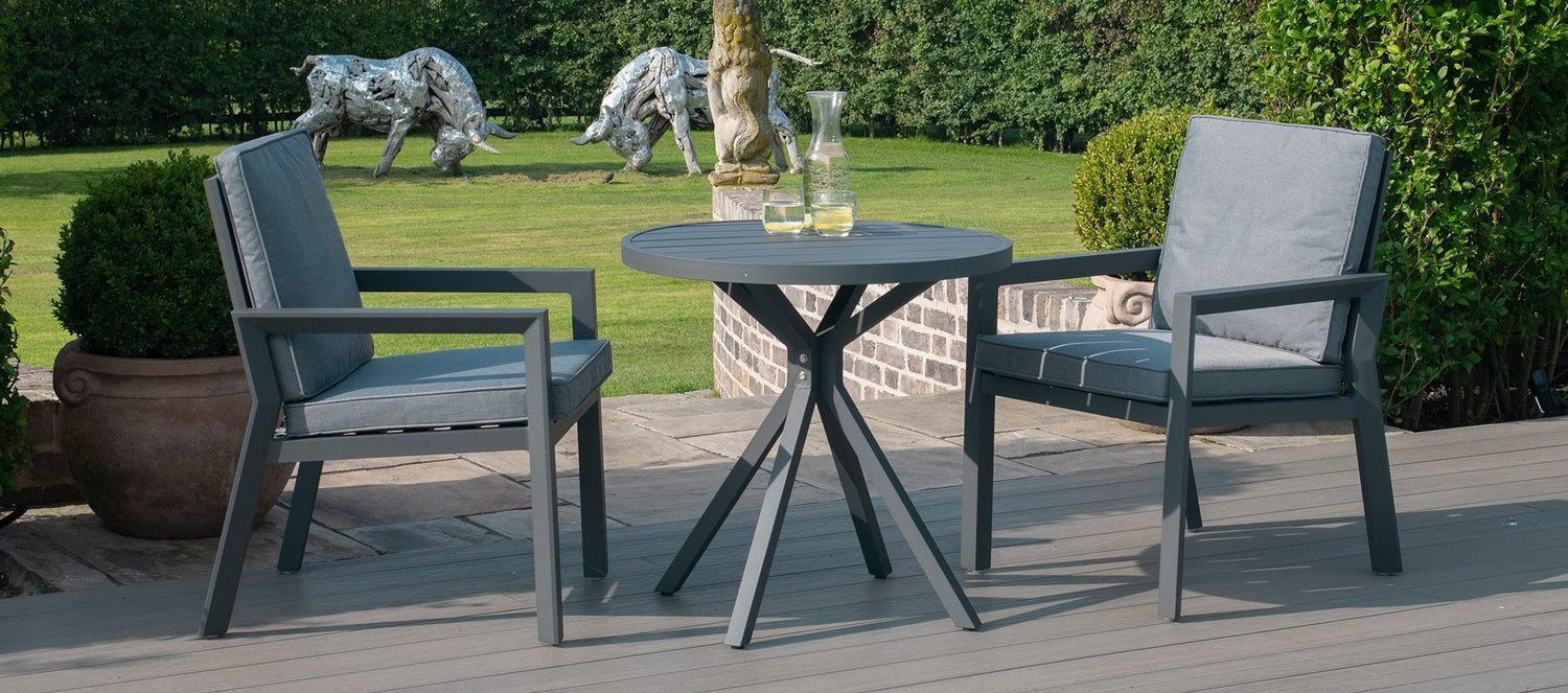 Maze Rattan New York 3 Piece Bistro Set