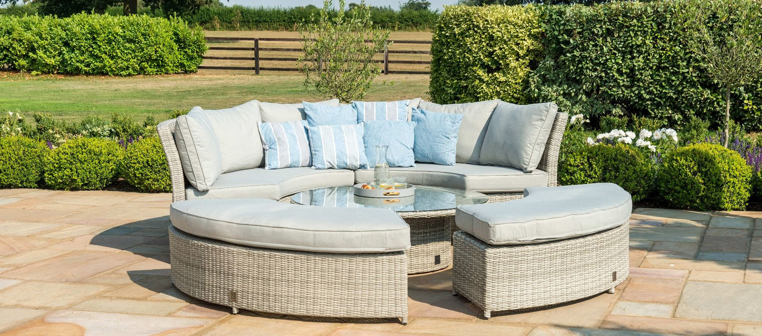 Maze Rattan Oxford Lifestyle Suite With Rising Table