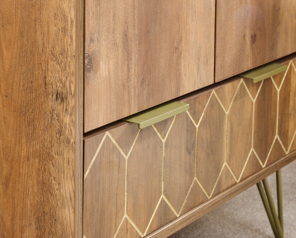 GFW Orleans Wine Cabinet Handle Close Up-Better Bed Company 