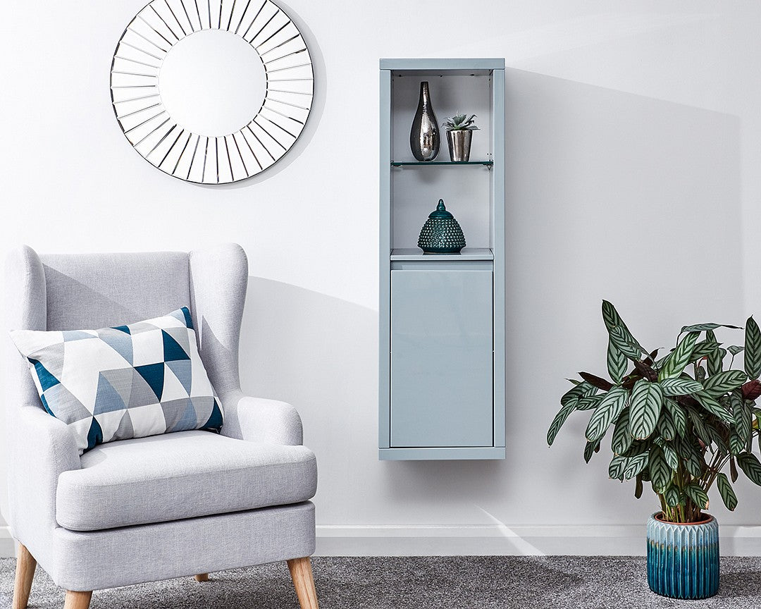 GFW Polar High Gloss Wall Mounted LED Display Unit