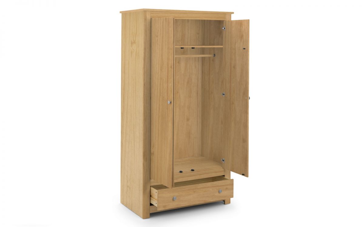 Julian Bowen Radley Wardrobe Waxed Pine