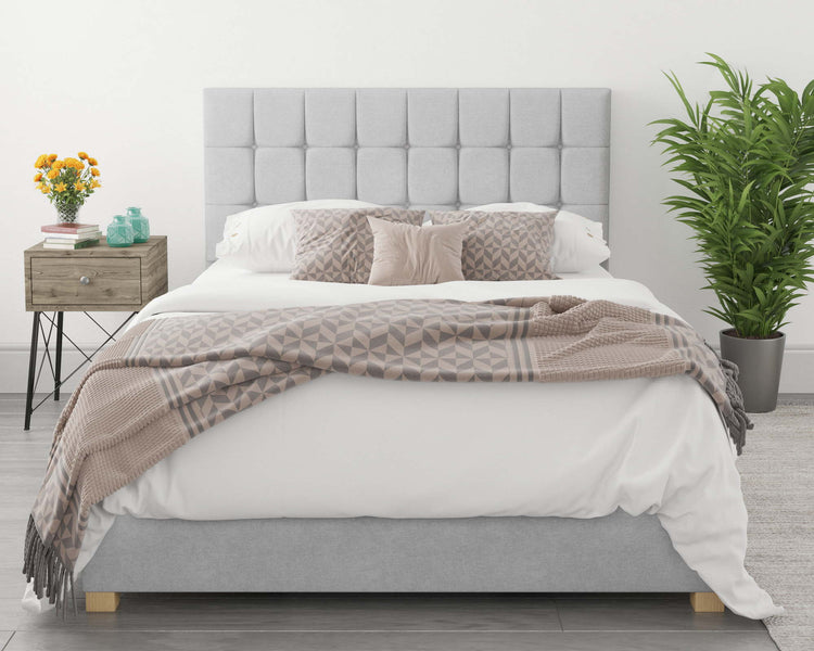 Better Cheshire Silver Smoking Grey Ottoman Bed