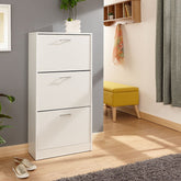 GFW Stirling Three Tier Shoe Cabinet