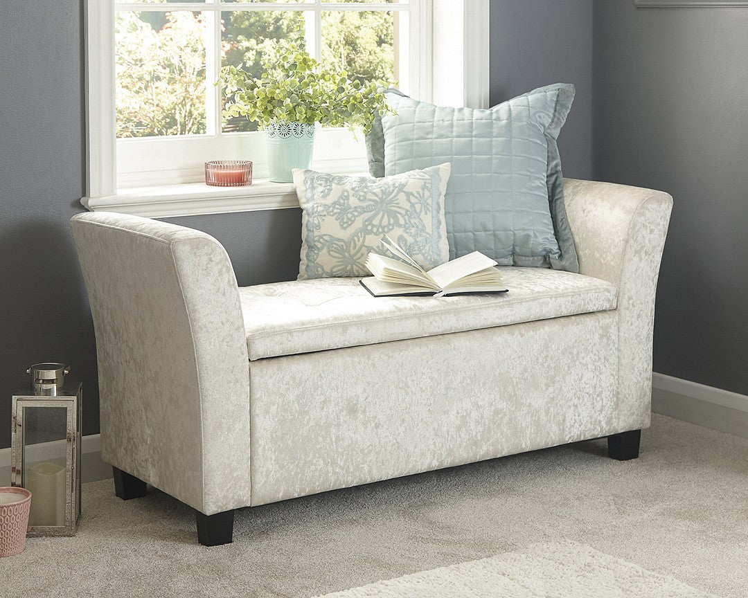 GFW Verona Crushed Velvet Window Seat